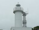 越前海岸に建てられている越前岬灯台のある越前岬展望台