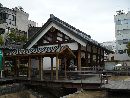 北の庄城の跡地に鎮座している柴田神社の社殿
