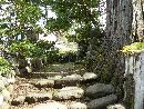 泰澄大師廟の参道の石段