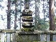 平泉寺白山神社に関係が深い楠木家一族が建立した楠木正成公墓塔