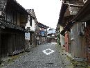 坂井市三国の歴史が感じられる町並みを撮った写真