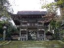 三國神社参道石段から見上げた神門（随身門・楼門）