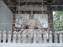 三國神社神門（随身門・楼門）に祭られている随身像