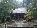 舟津神社参道石畳みから見た本殿正面